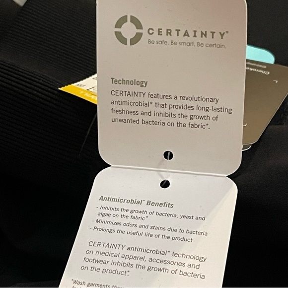 Cherokee Infinity Women's Size XL Black Mid Rise Jogger Scrub Pants NWT - Picture 5 of 10